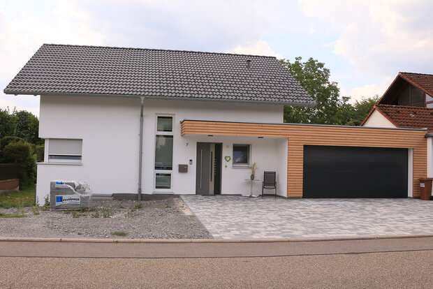 Bau einer Holzgarage